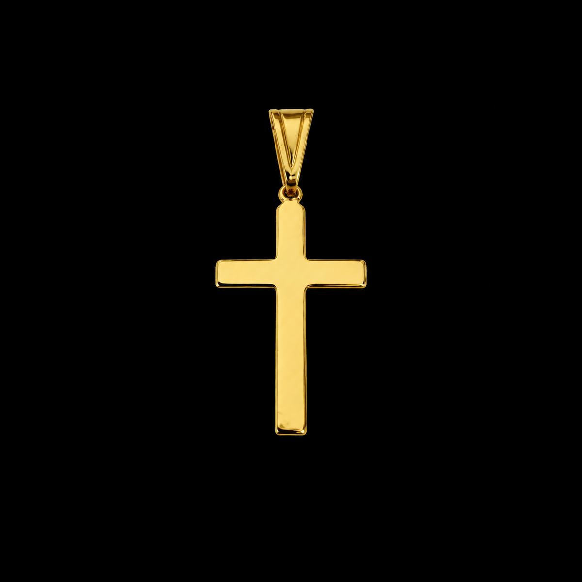 Pingente Crucifixo - Banhado a Ouro 18K