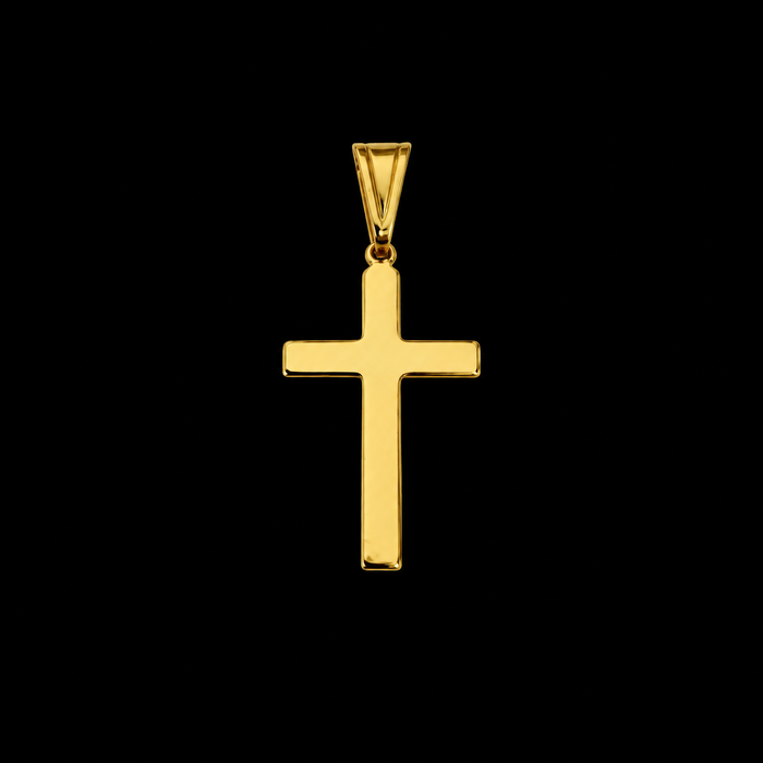 Pingente Crucifixo - Banhado a Ouro 18K