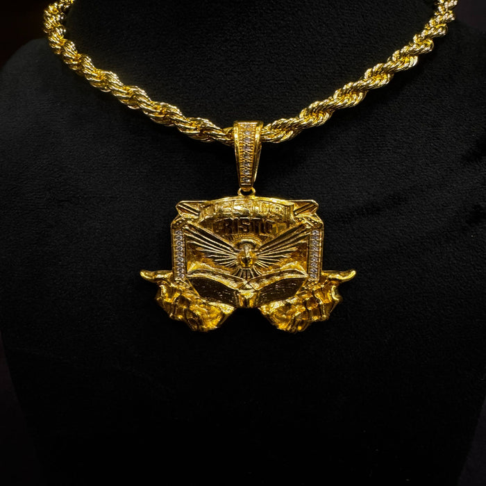 Pingente Jesus Cristo - Banhado em Ouro 18K