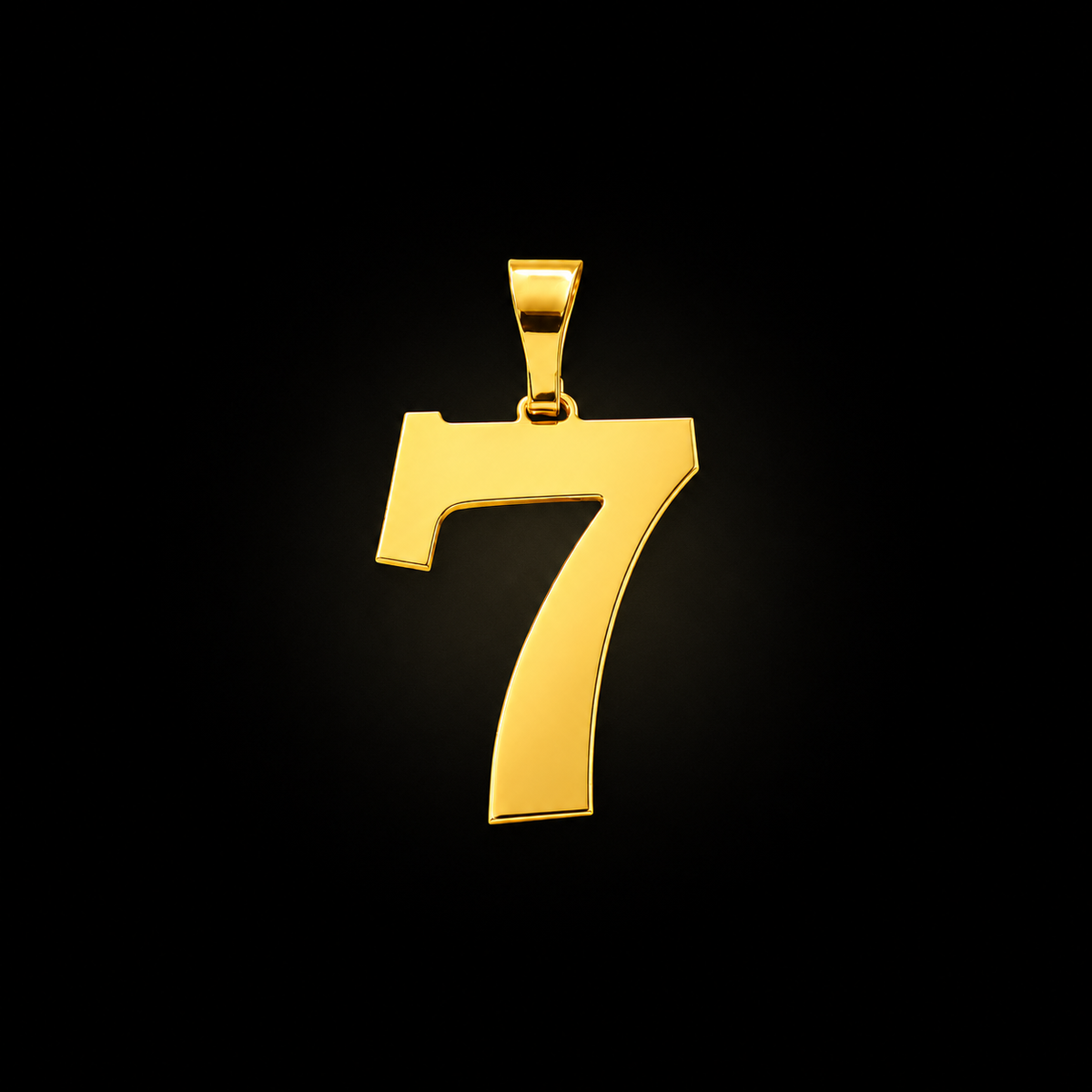 Pingente 7 - Banhado a Ouro 18K
